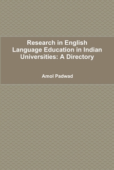 Paperback Research in English Language Education in Indian Universities: A Directory Book