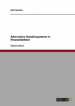 Paperback Alternative Handelssysteme in Finanzmärkten [German] Book