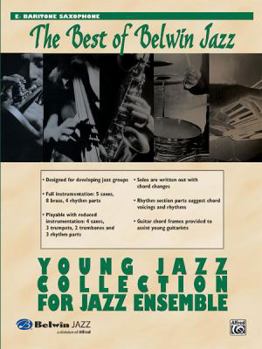 Paperback Young Jazz Collection for Jazz Ensemble: E-Flat Baritone Saxophone Book