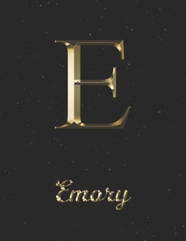 Emory: 1 Year Daily Planner (12 Months) | Yellow Gold Effect Letter E Initial First Name | 2020 - 2021 | 365 Pages for Planning | January 20 - ... | Plan Each Day, Set Goals & Get Stuff Done
