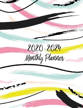 2020-2024 Monthly Planner: Five years planner, Agenda Schedule Organizer Logbook and Journal Personal