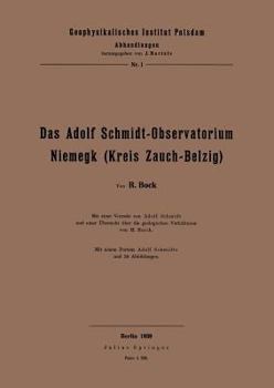 Paperback Das Adolf Schmidt-Observatorium Niemegk (Kreis Zauch-Belzig) [German] Book