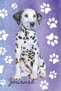 Journal: Journal Lined Blank Paper Diary Dalmatian Dog