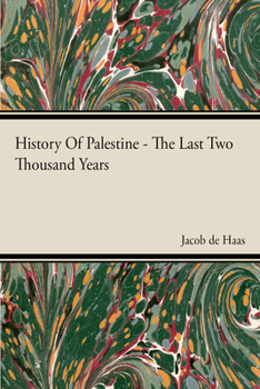 Paperback History Of Palestine - The Last Two Thousand Years Book