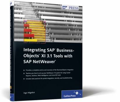 Hardcover Integrating SAP Business Objects XI 3.1 BI Tools with SAP NetWeaver Book