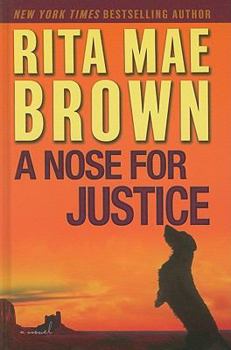 Hardcover A Nose for Justice [Large Print] Book