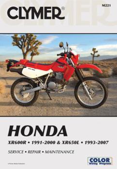 Paperback Honda Xr600r 1991-2000 and Xr650l 1993-2007 Book