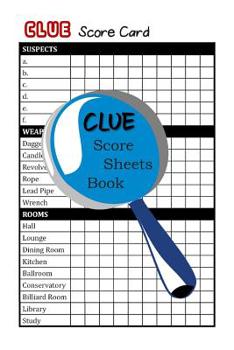 Paperback Clue Score Sheets Book: Murder Mystery Game Book