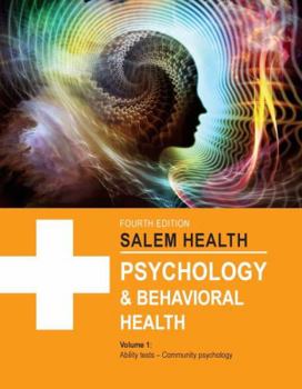 Psychology & Behavioral Health Volume 1: Ability tests - Community psychology
