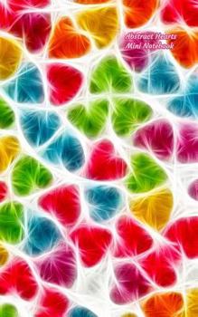 Paperback Abstract Hearts Mini Notebook Book