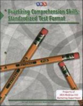 Paperback Practicing Comprehension Skills: Standardized Test Format - Level C Blackline Masters Book