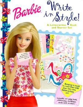 Hardcover Barbie Write in Style [With Set of Sassy Stickers and 5 Pop-Up Cards with Secret Messages and 4 Qty and 12 Self-Mailers a Book