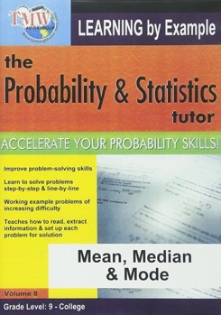 DVD Probability & Statistic: Mean, Median & Mode Book