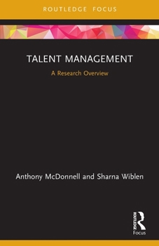 Paperback Talent Management: A Research Overview Book