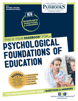 Paperback Psychological Foundations of Education (Nc-1): Passbooks Study Guide Book