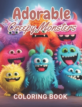 Paperback Adorable Creepy Monsters Coloring Book: 100+ High-Quality and Unique Coloring Pages For All Fans Book