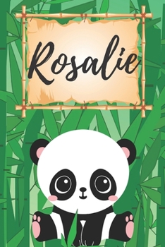 personalisiertes Notizbuch Panda / Malbuch / Kritzelbuch / Tagebuch / Journal / Notizheft / DIN A5 / Geschenke Rosalie: individuelles personalisiertes ... für Frauen und Männer. (German Edition)