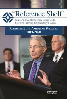 Paperback Reference Shelf: Representative American Speeches, 2019-20: 0 Book