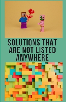 Paperback Solutions That Are Not Listend Anywhere Book