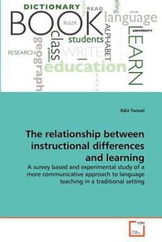 Paperback The relationship between instructional differences and learning Book
