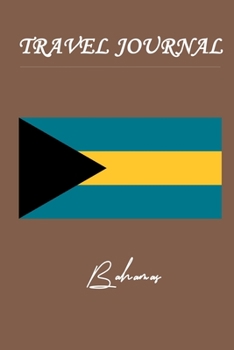 Travel Journal | Bahamas | 50 Half Blank Pages |