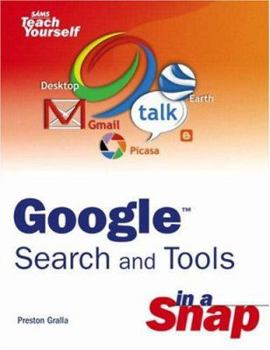 Paperback Google Search and Tools in a Snap Book