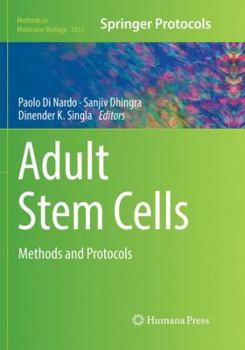 Paperback Adult Stem Cells: Methods and Protocols Book
