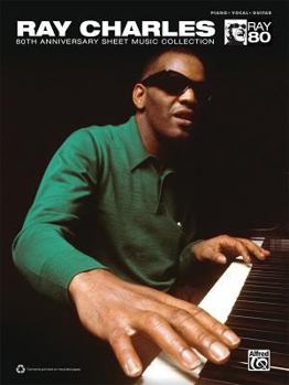 Paperback Ray Charles 80th Anniversary Sheet Music Collection: Piano/Vocal/Guitar Book