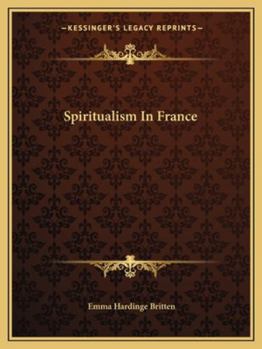 Paperback Spiritualism In France Book