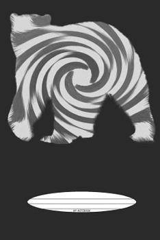 Paperback My Notebook: Black White Abstract Animals Book