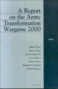 Paperback A Report on the Army Transformation Wargame 2000 Book