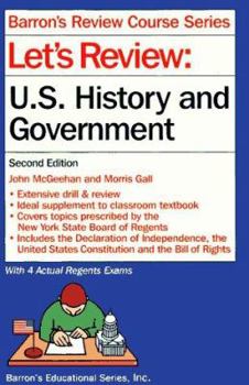 Paperback Let's Review: U.S. History and Government Book