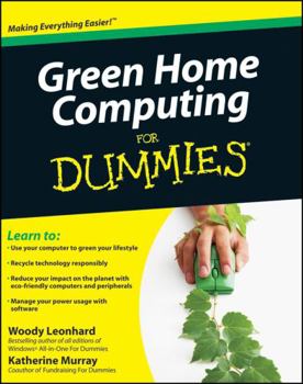 Paperback Green Home Computing for Dummies Book