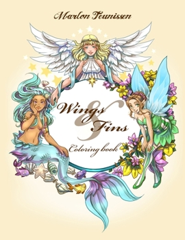Paperback Wings and Fins: Adult Coloring Book