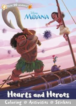 Paperback Disney Moana Hearts and Heroes Book