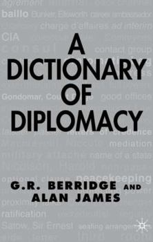 Hardcover A Dictionary of Diplomacy Book