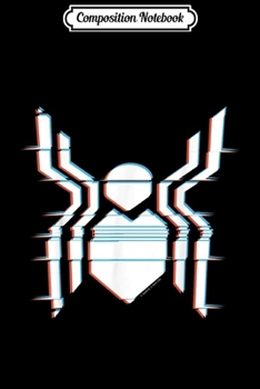 Composition Notebook: Marvel Spider-Man Far From Home Glitch Chest Logo  Journal/Notebook Blank Lined Ruled 6x9 100 Pages