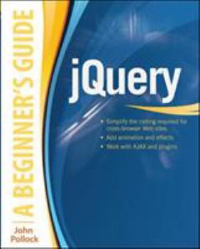 Paperback Jquery: A Beginner's Guide Book