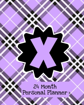 24 Month Personal Planner: Monogrammed Schedule and Organizer