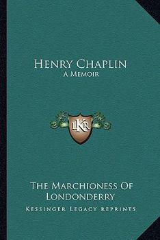 Paperback Henry Chaplin: A Memoir Book