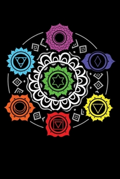 Paperback Composition Notebook: Chakras Energy Yoga Lined Notebook Journal Diary 6x9 Book