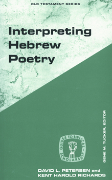Paperback Interpreting Hebrew Poetry Book