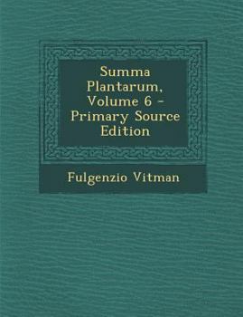 Paperback Summa Plantarum, Volume 6 [Latin] Book