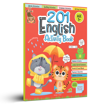 Paperback 201 English Activity Book: Fun Activities and Grammar Exercises Book