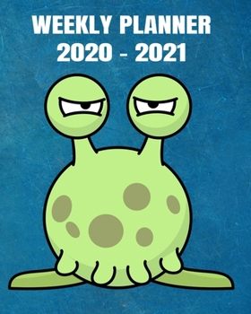 Paperback 2020-2021 Weekly Planner: 2 Year Weekly & Monthly View Organizer & Agenda with To-Do's - Comic Design Book
