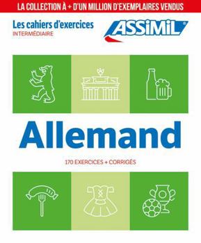 Paperback German Intermediate Exercise Book: Allemand Intermédiaire [French] Book