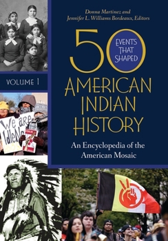 Hardcover 50 Events That Shaped American Indian History: An Encyclopedia of the American Mosaic [2 Volumes] Book