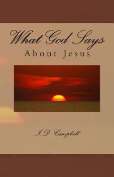 Paperback What God Says About Jesus Book