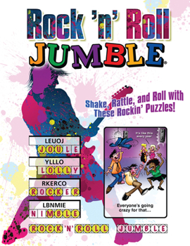 Paperback Rock 'n' Roll Jumble(r): Shake, Rattle, and Roll with These Rockin' Puzzles! Book