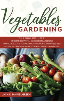 Hardcover Vegetables Gardening Book